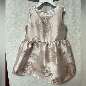 Girls dressy pink flowery dress, size 3t